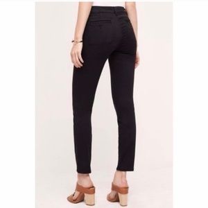 Anthropologie HEI HEI Abroad Skinny Pants Black
